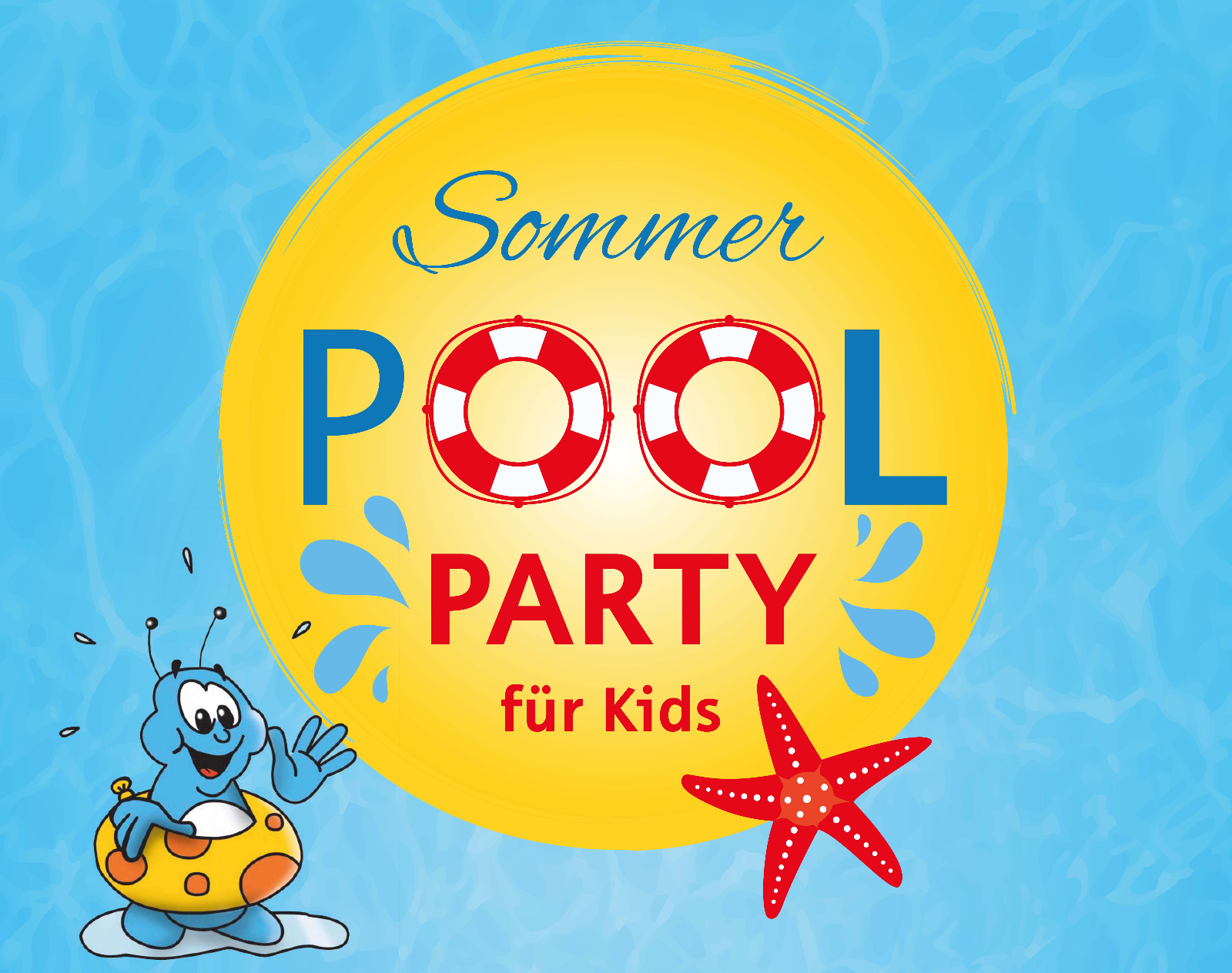 Große Sommer-Poolparty für Kids