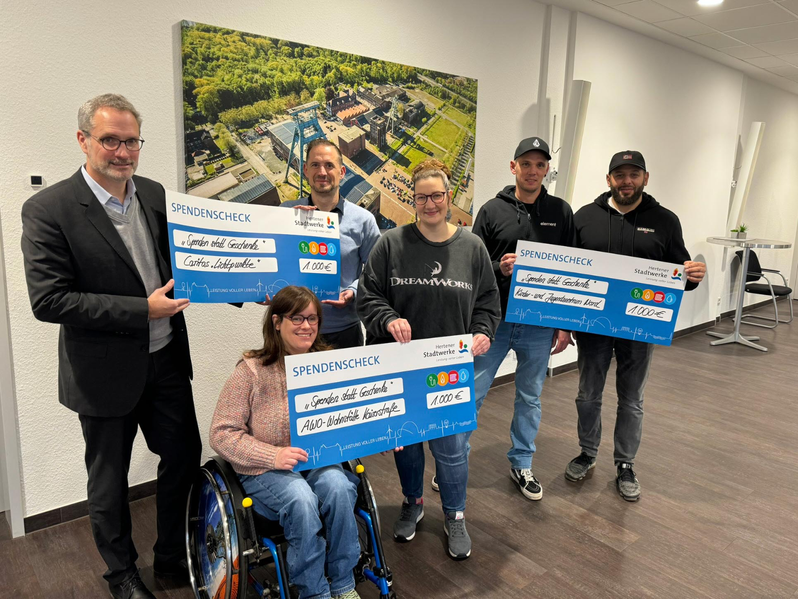 Stadtwerke unterstützen drei Hertener Projekte