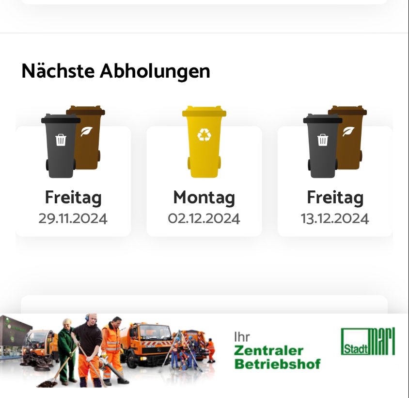 Marler-Abfall-App: Service mit noch mehr Funktionen
