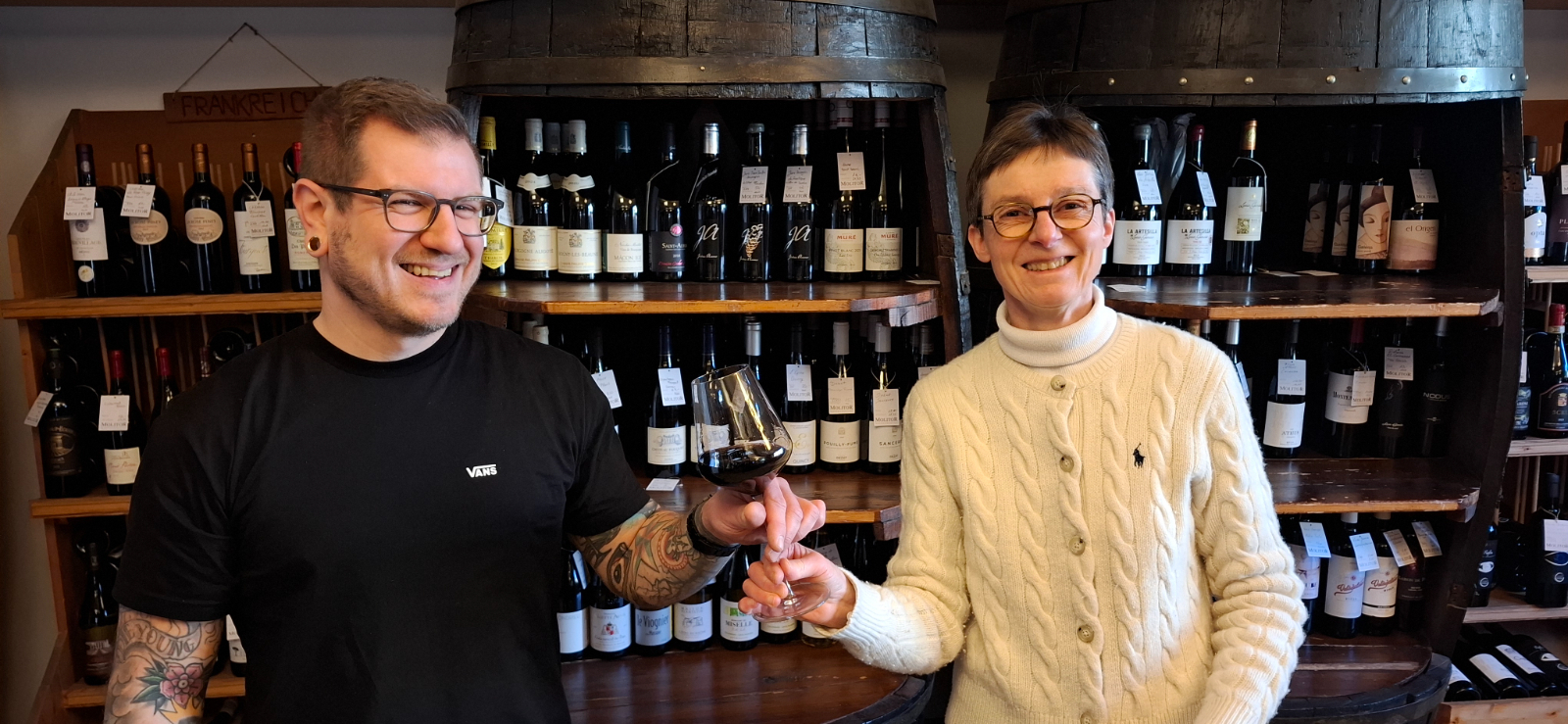 Stabwechsel in der Weinhandlung Molitor