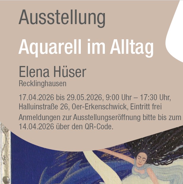 Ausstellung: Aquarell im Alltag