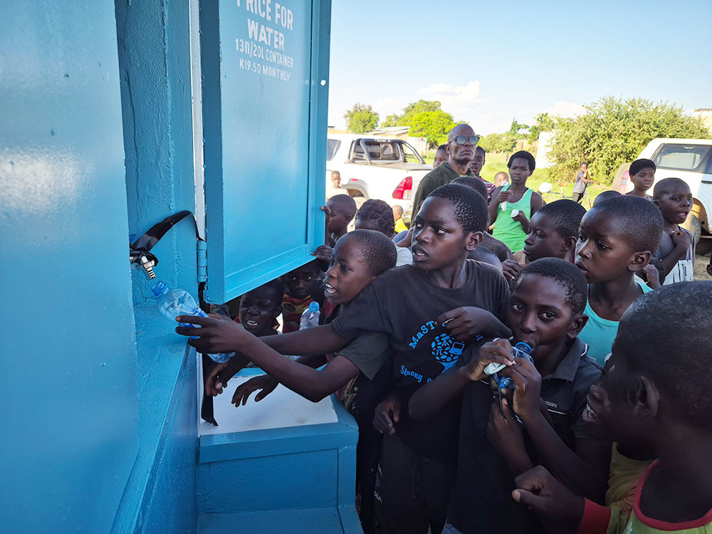 Weltwassertag: Wasserkiosk in Sambia lindert Versorgungsnot