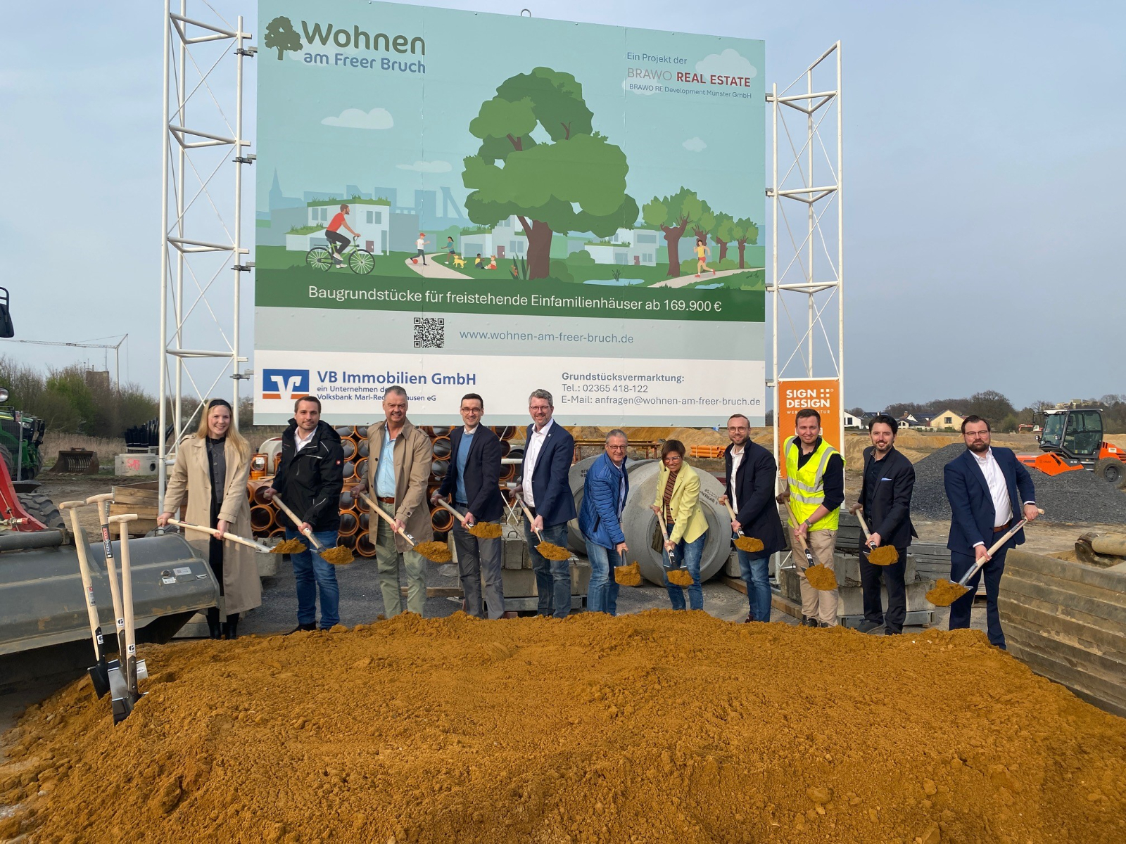 „Wohnen am Freer Bruch“ – die Bagger rollen