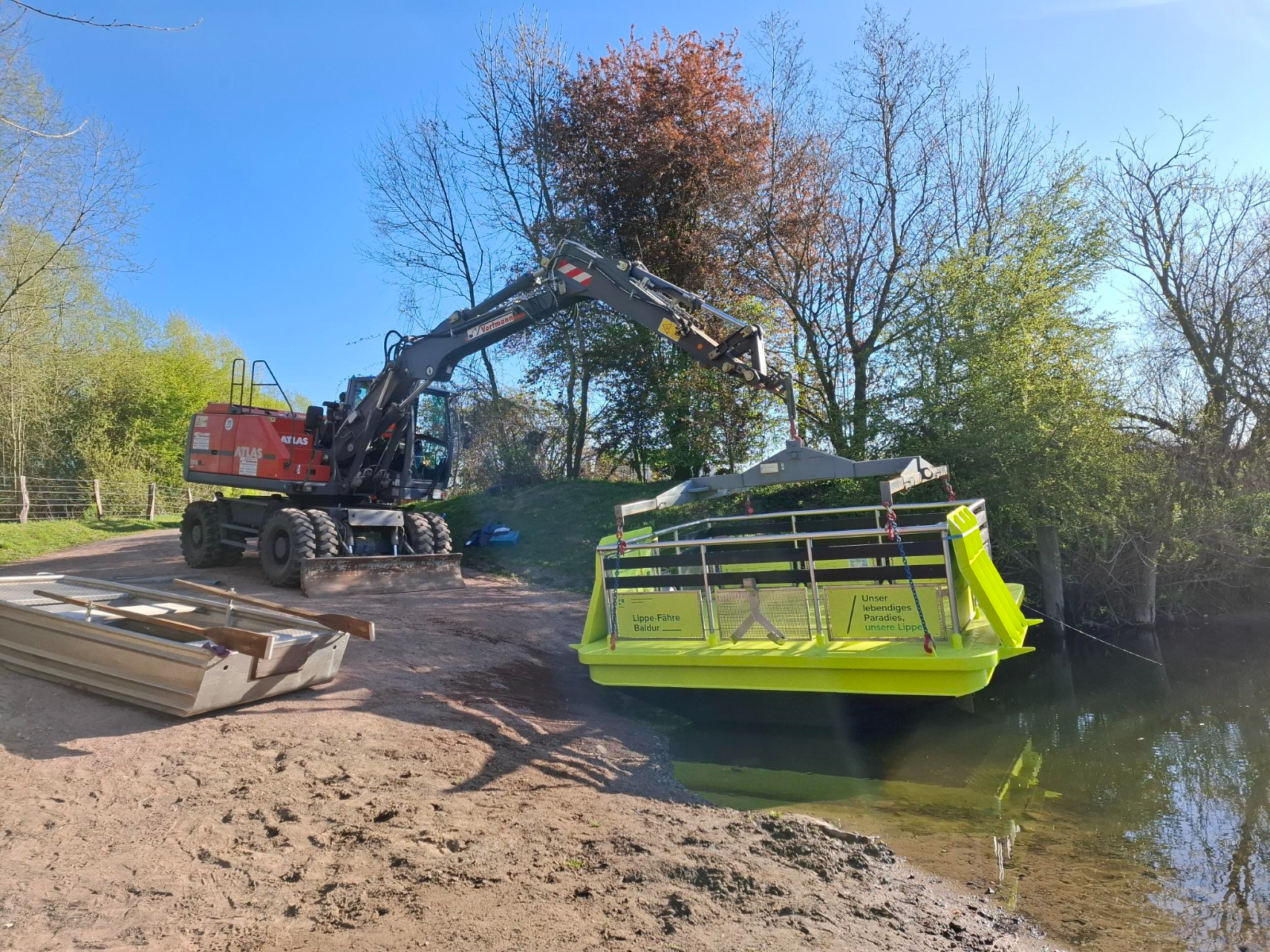 Baldur ist wieder im Wasser