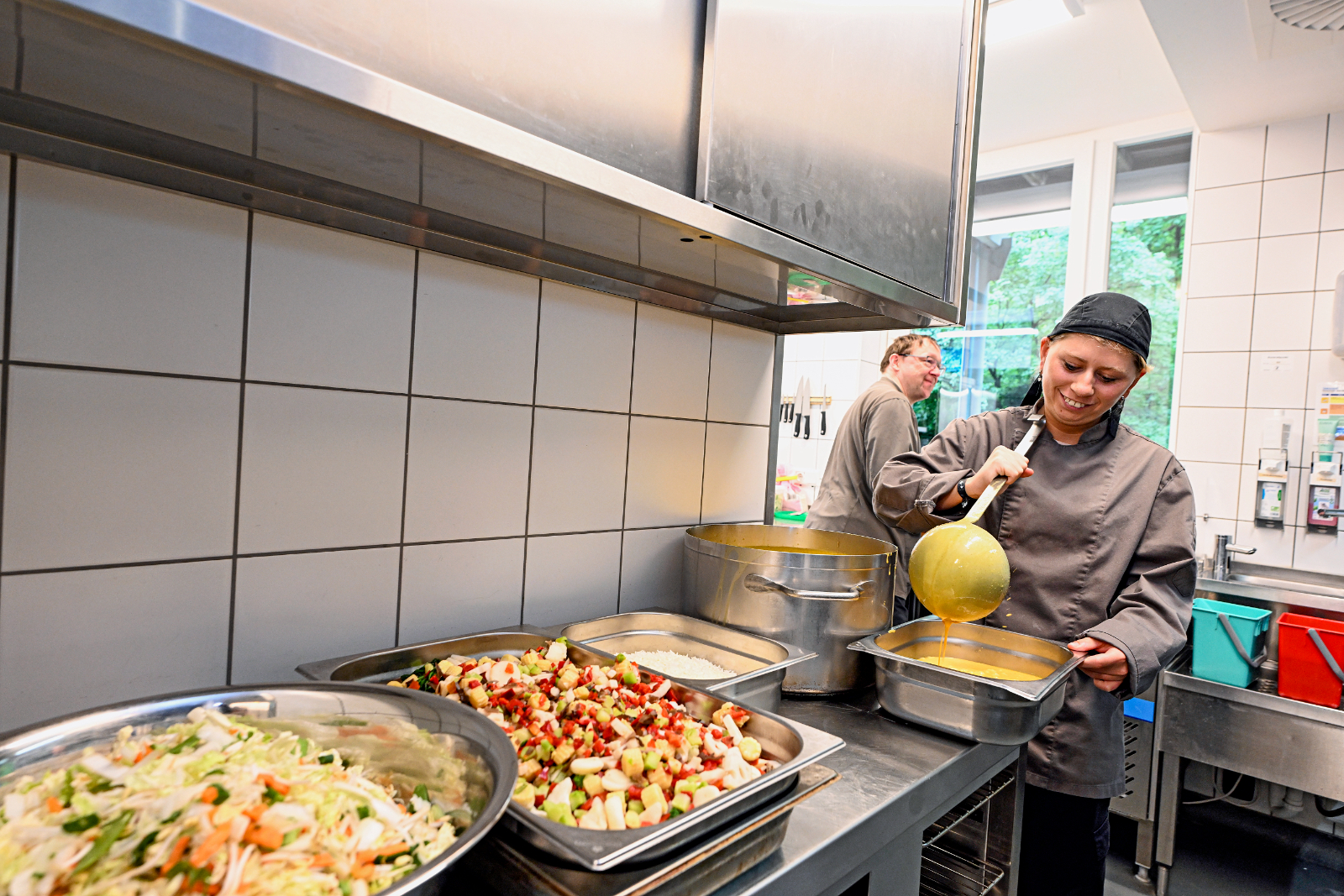 Kochen, liefern, lernen