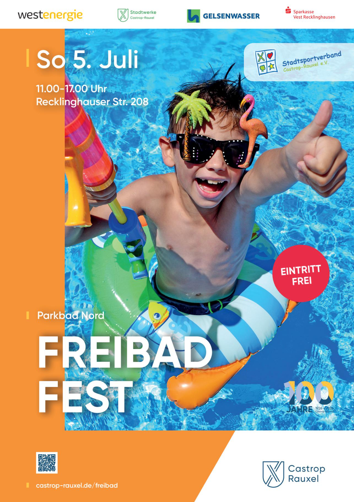 Freibadfest im Parkbad Nord: Spiel und Spaß bei freiem Eintritt
