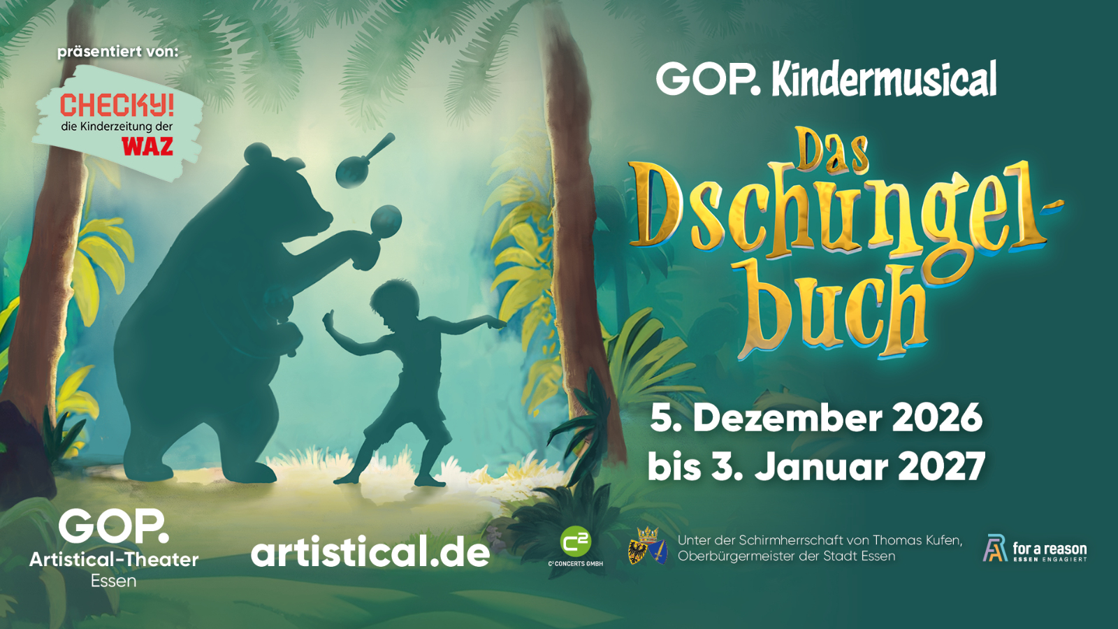 Kindermusical „Das Dschungelbuch“ im neu gestalteten GOP Artistical-Theater