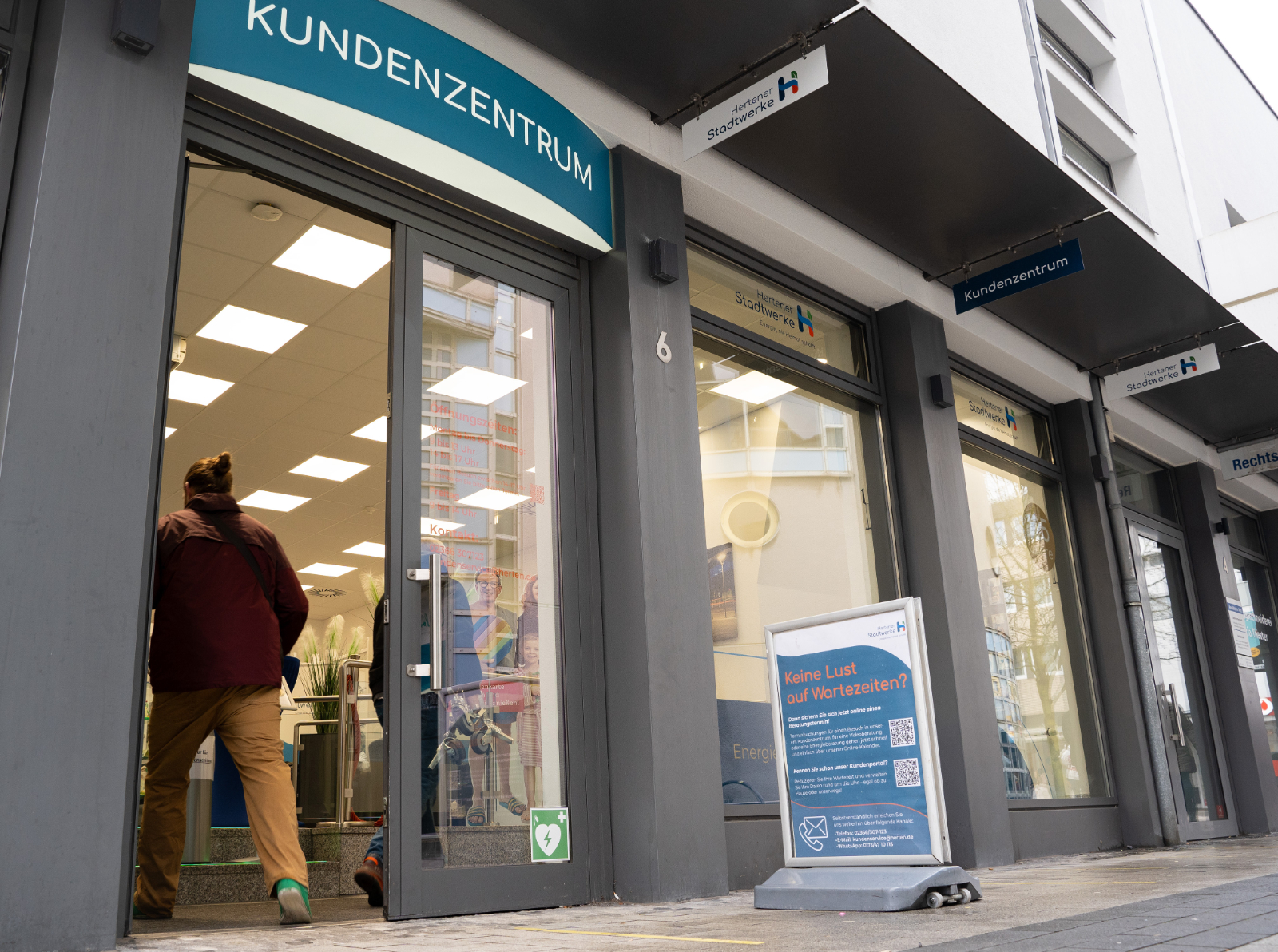 Umbau im Kundenzentrum ab dem 20. Juli