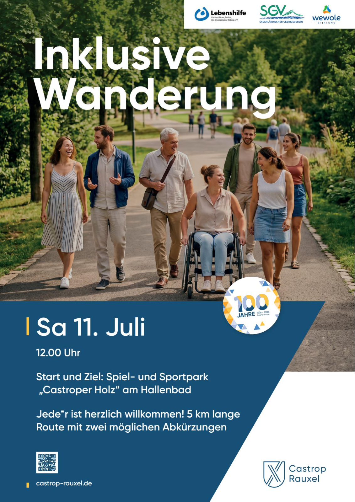 Erste Inklusive Wanderung in Castrop-Rauxel