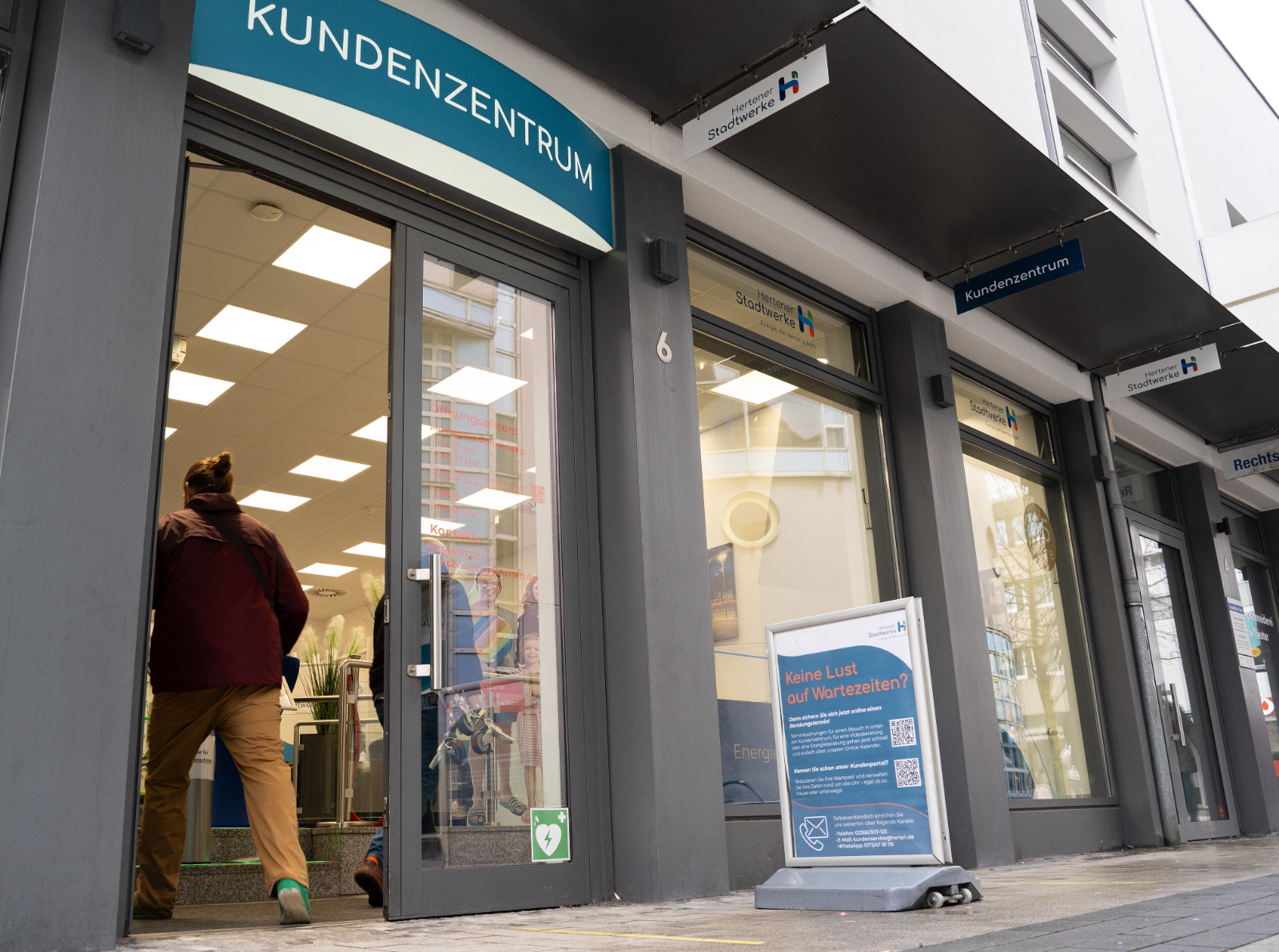 Umbau im Kundenzentrum ab dem 20. Juli