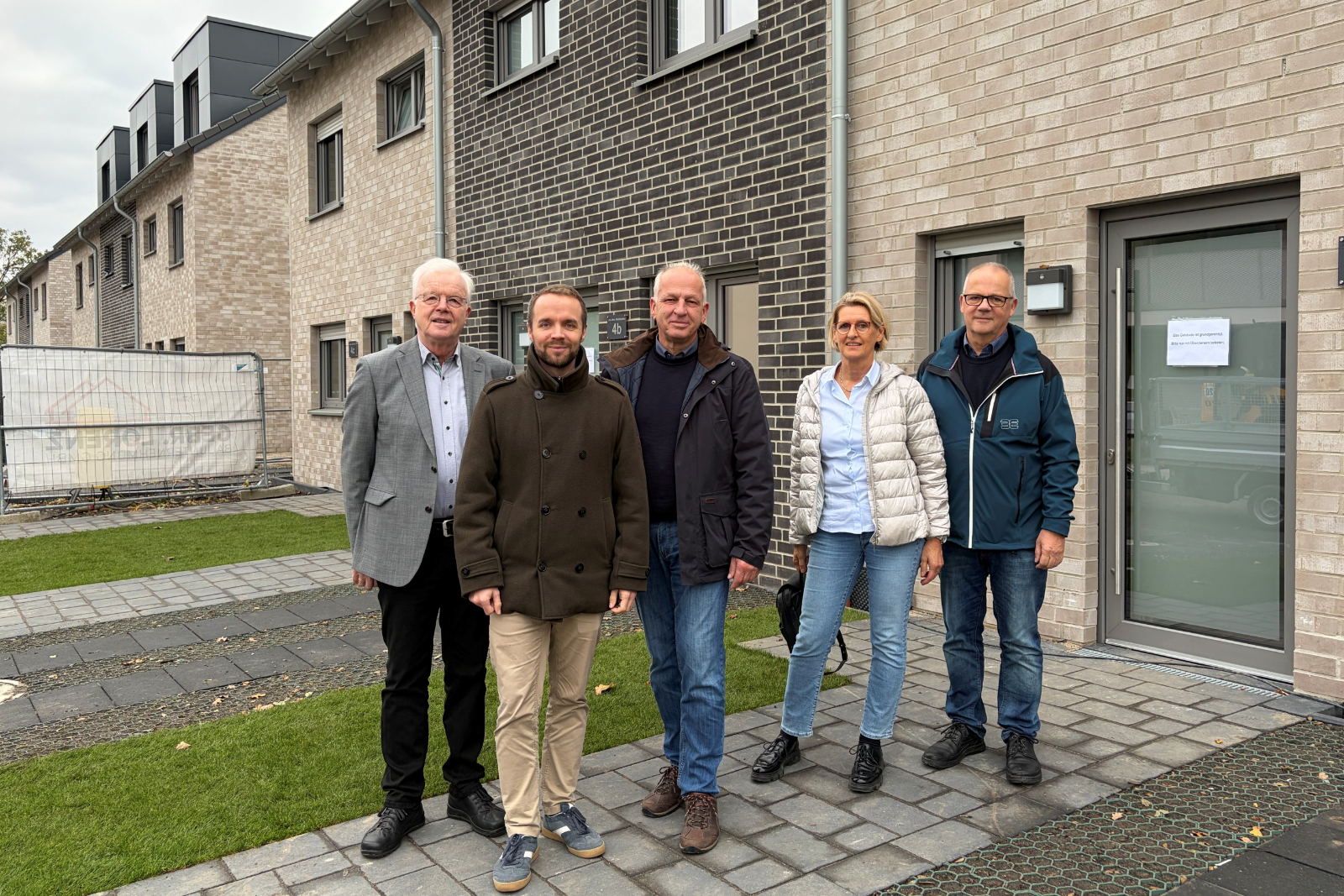 Erste Familien ziehen in die WVG-Häuser Am Alten Waldstadion