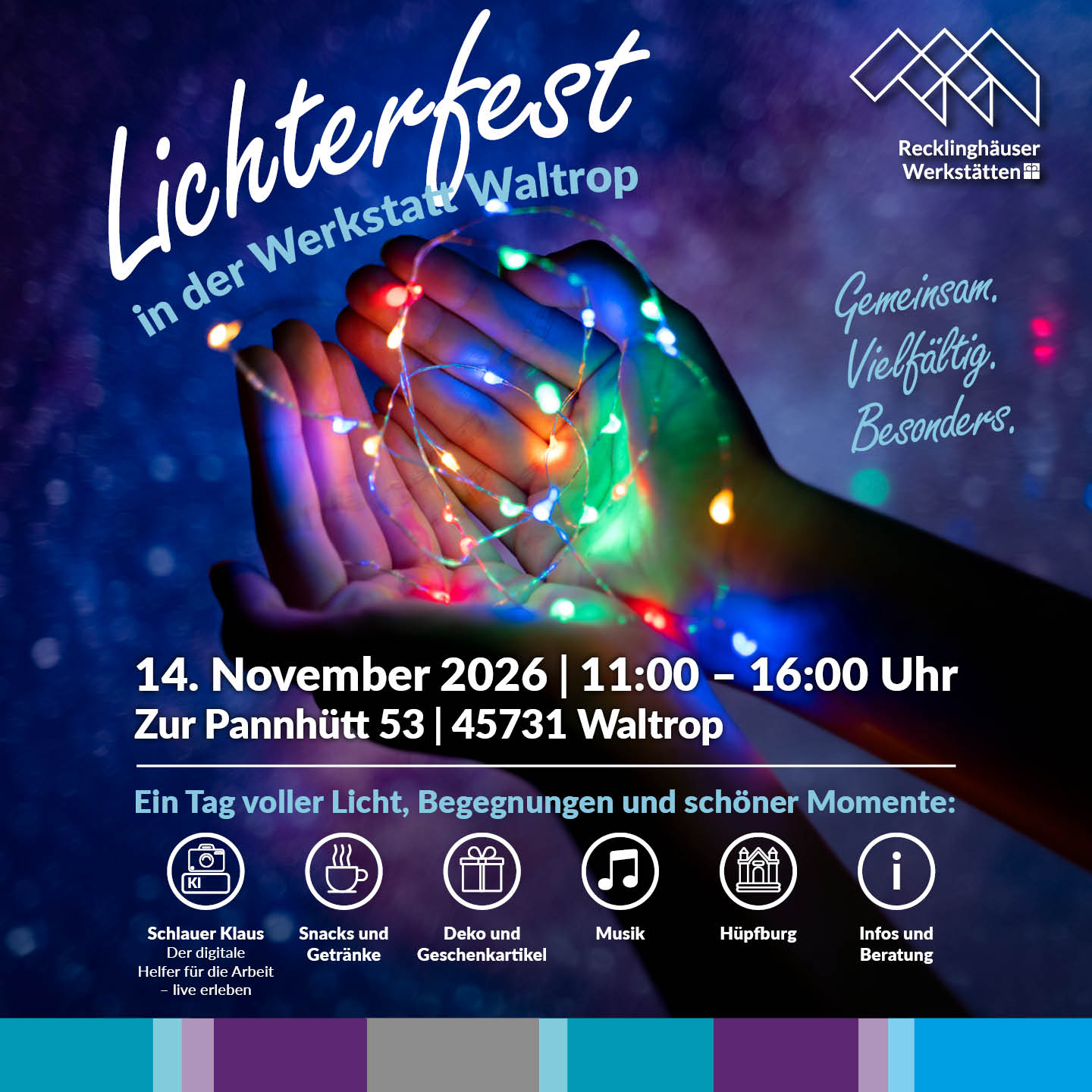 Lichterfest in der Werkstatt Waltrop