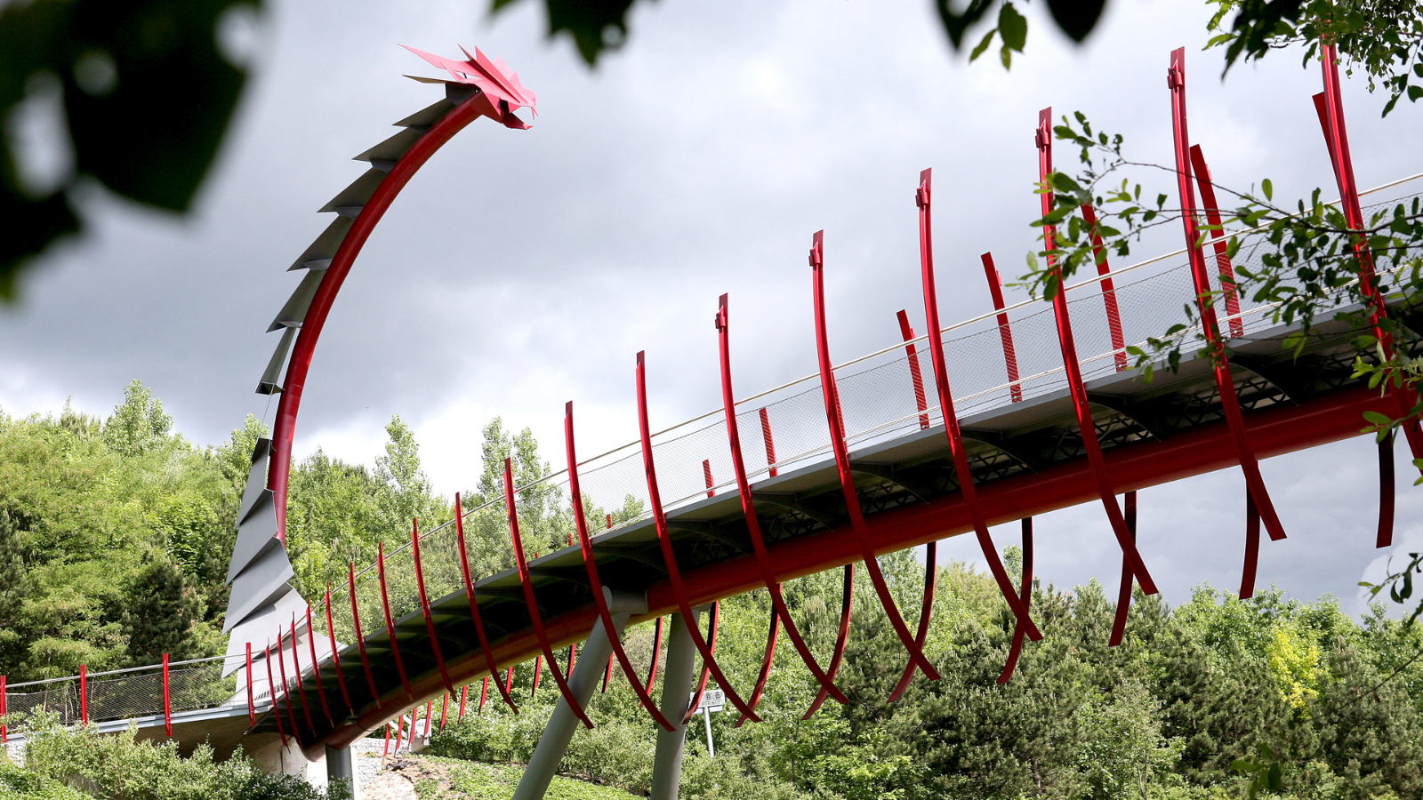 Mittelaltermarkt auf der Drachenbrücke